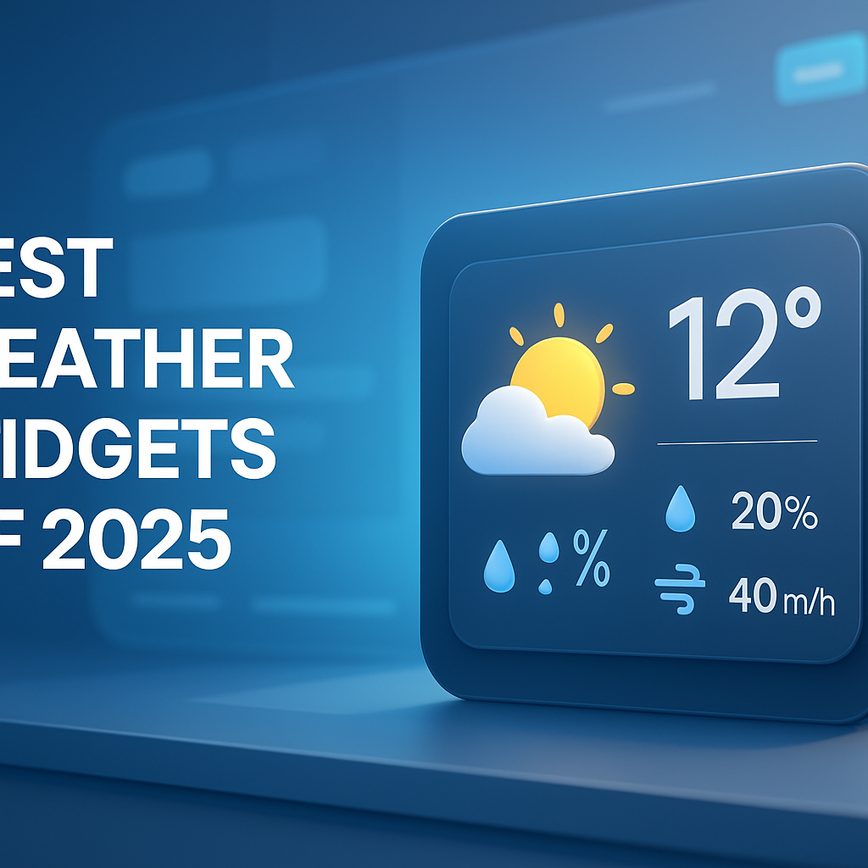 Лучшие виджеты погоды 2025